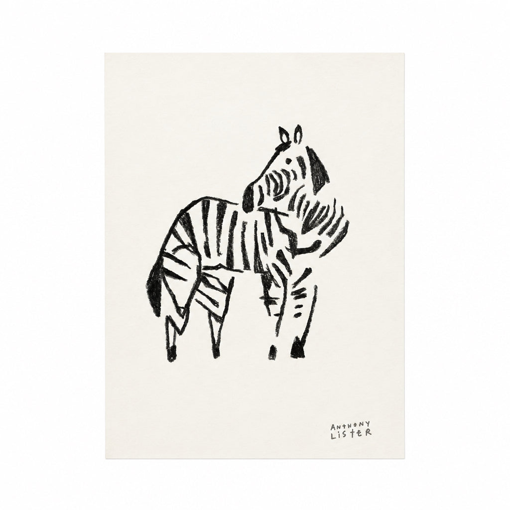 
                  
                    ZEBRA LOOKING BACK
                  
                