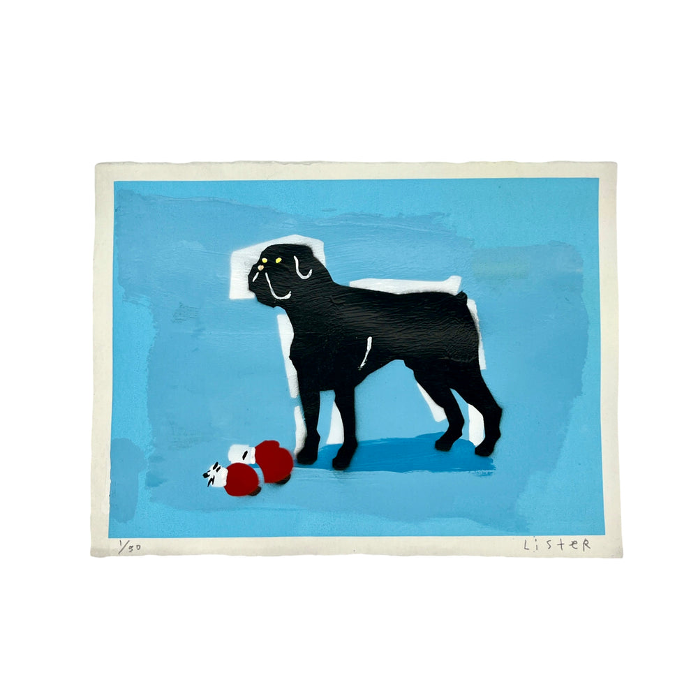 POOCH IN THE RING PRINT