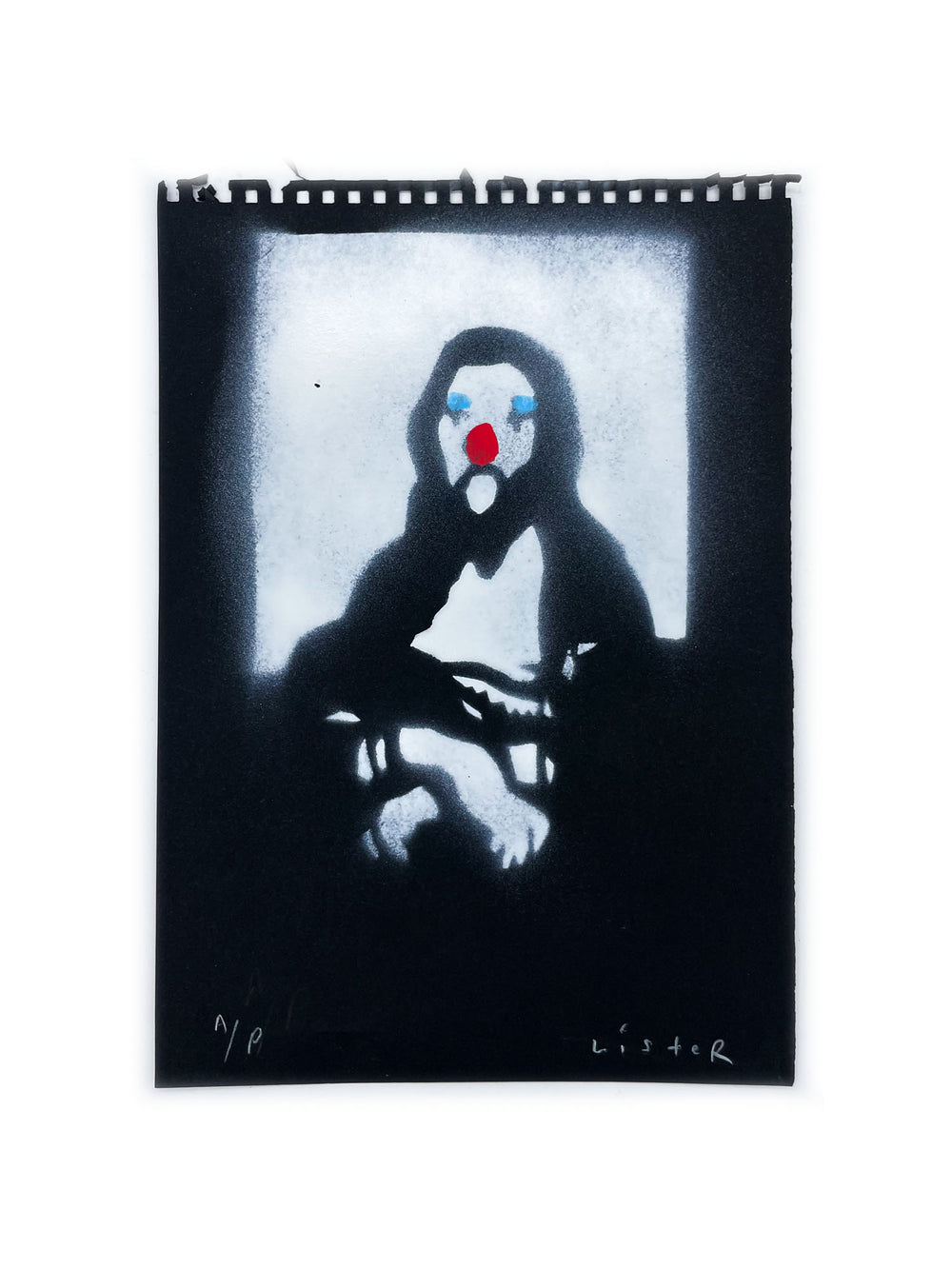 MONA LISTER CLOWN PRINT