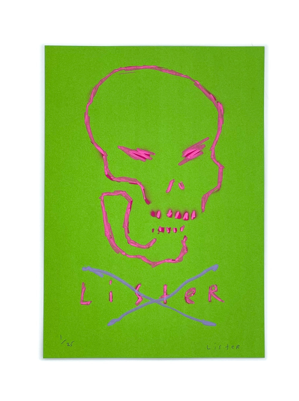 BUS SHELTER SKULL (GREEN)