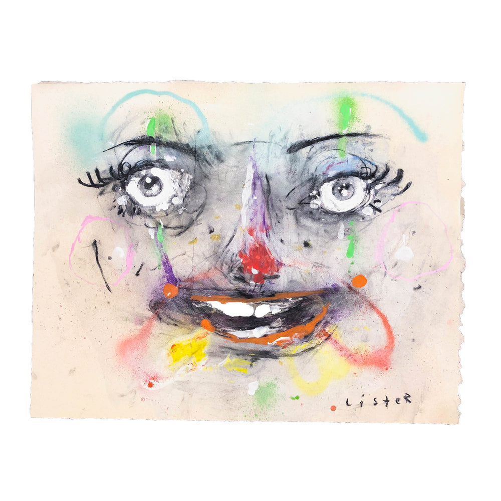 LAUGHING CLOWN DRAWING
